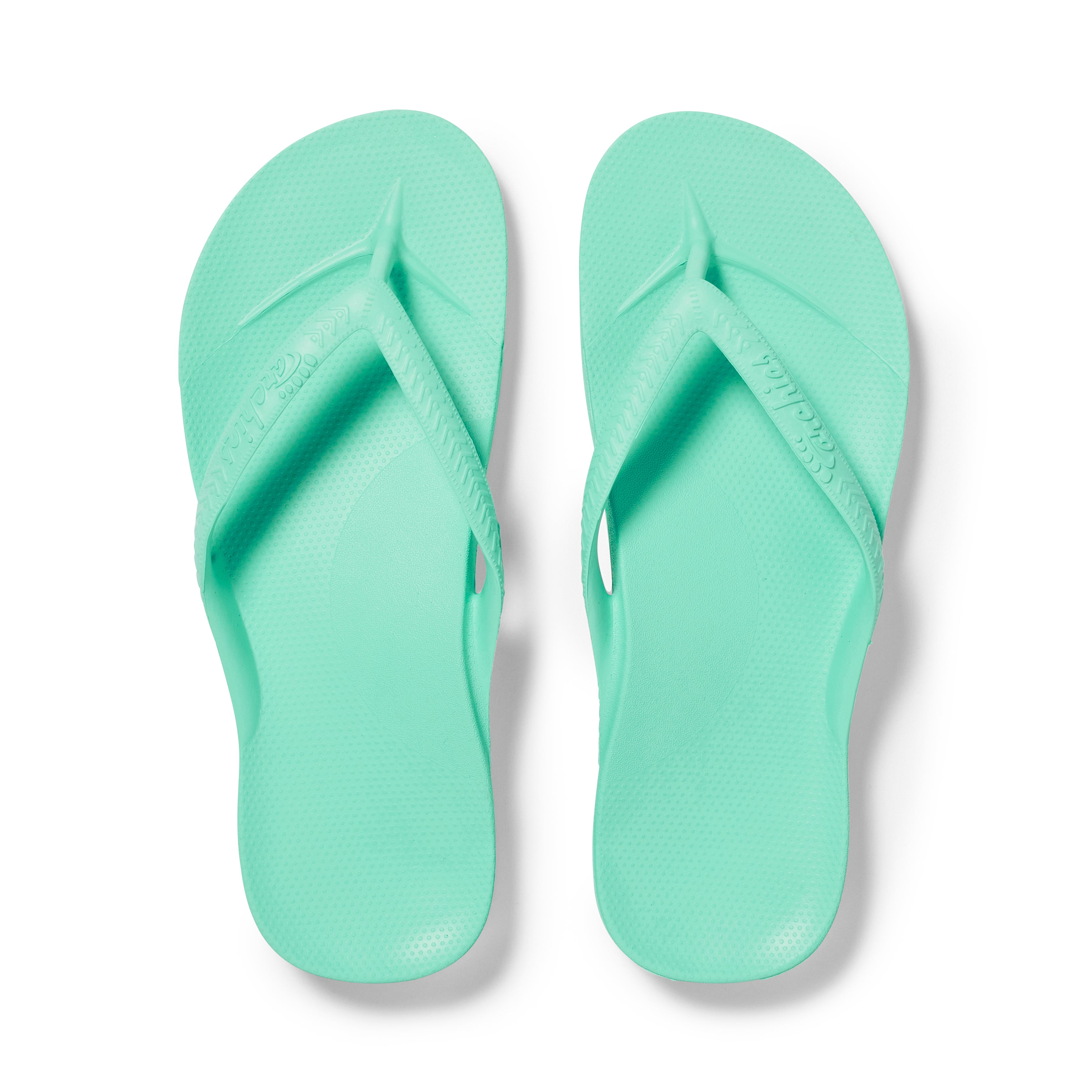 Arch Support Flip Flops - Classic - Mint – Archies Footwear Pty