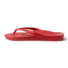 Arch Support Flip Flops - Classic - Chili Red