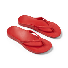 Arch Support Flip Flops - Classic - Chili Red