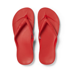 Arch Support Flip Flops - Classic - Chili Red