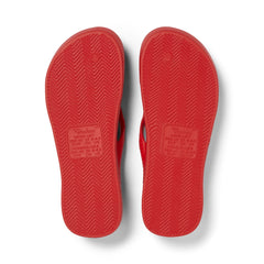 Arch Support Flip Flops - Classic - Chili Red