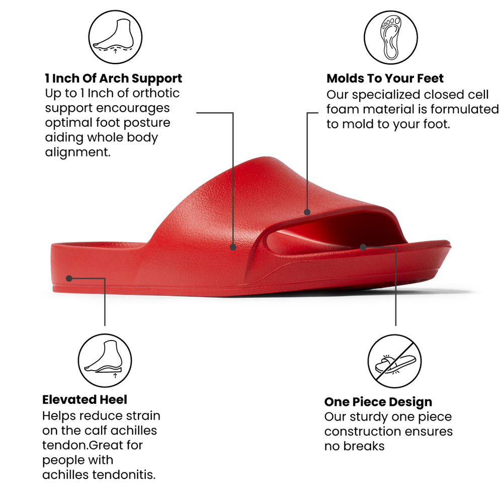  Arch Support Slides - Classic - Chili Red 
