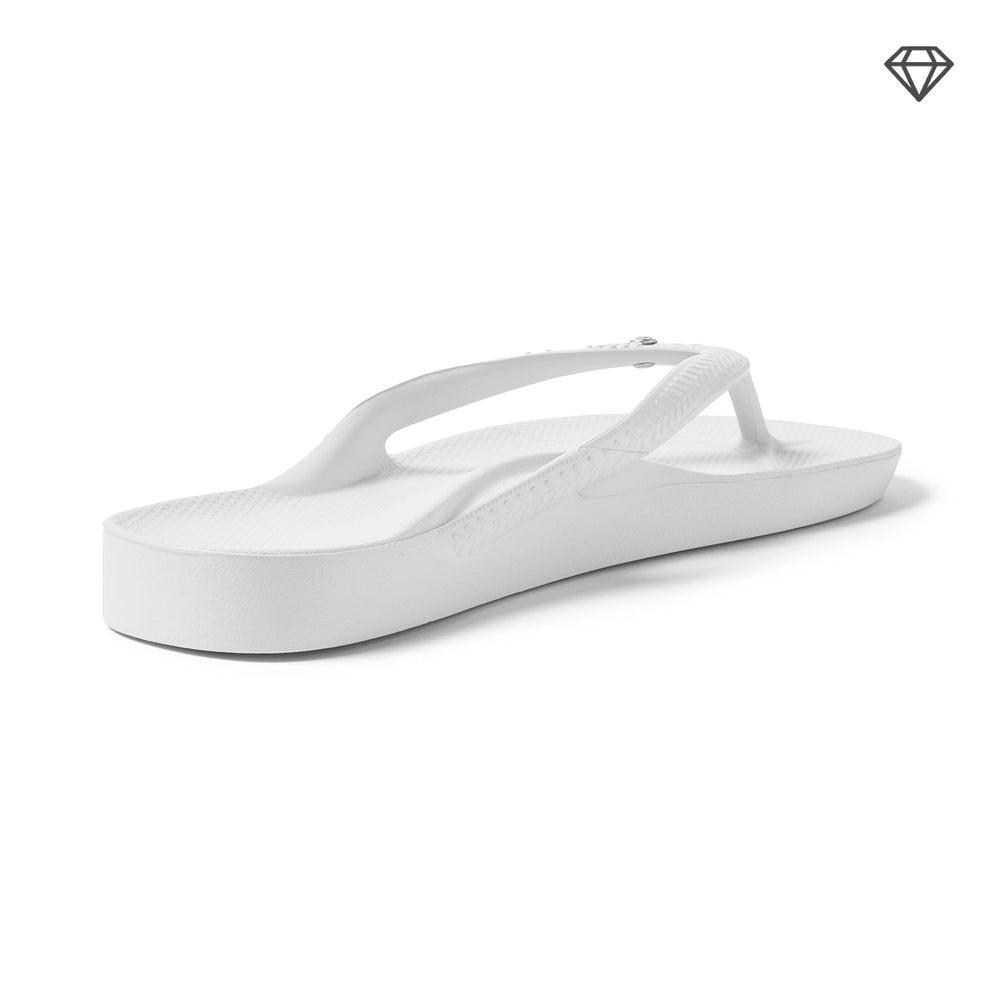  Arch Support Flip Flops - Classic - Crystal White 