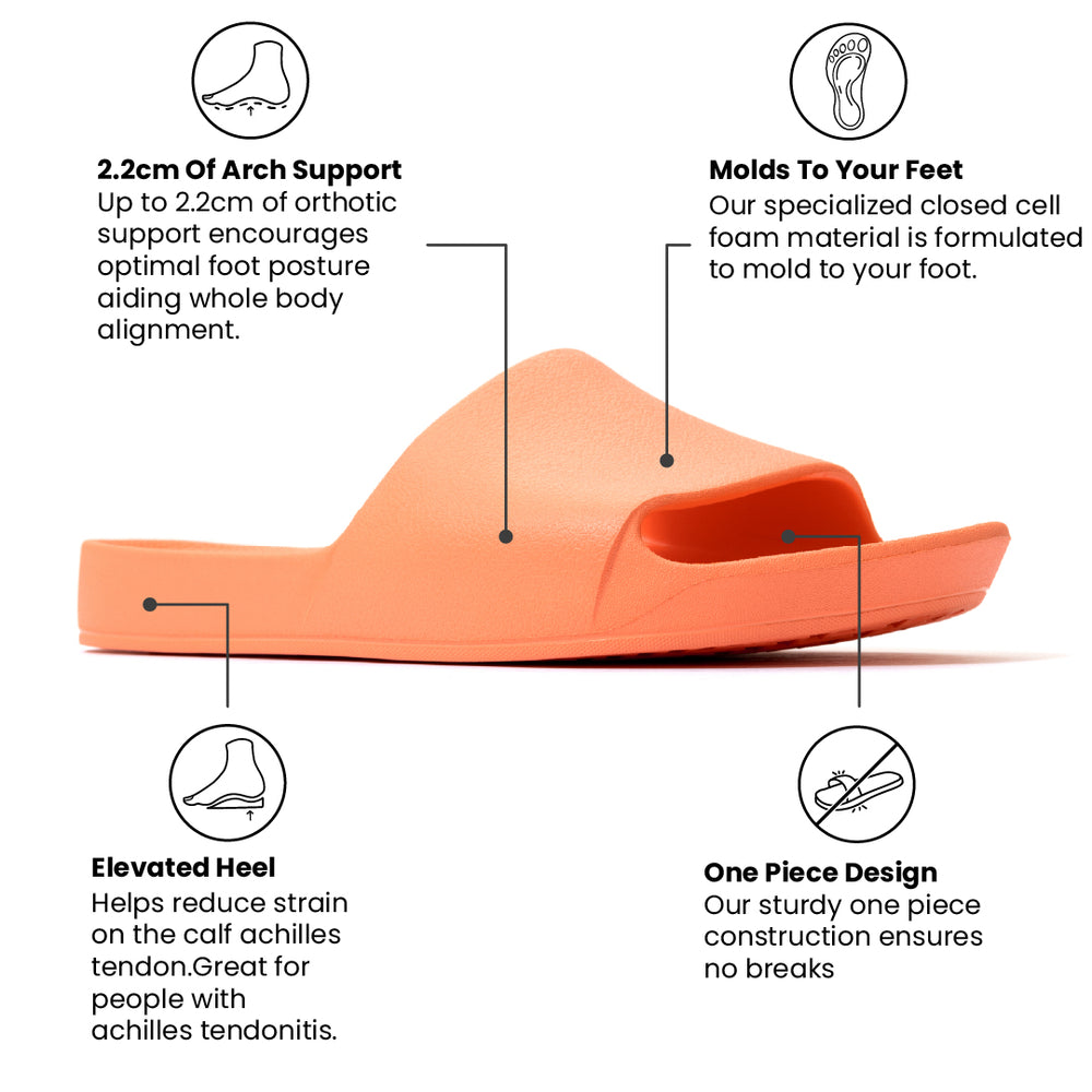  Arch Support Slides - Classic - Peach 