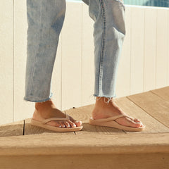 Arch Support Flip Flops - Classic - Tan