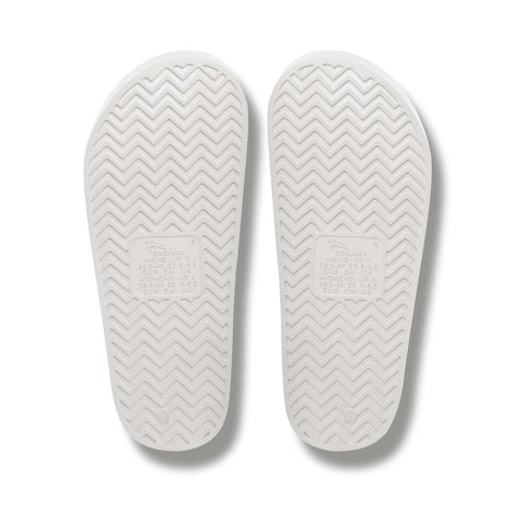 Arch Support Slides - Classic - White – Archies Footwear | CA